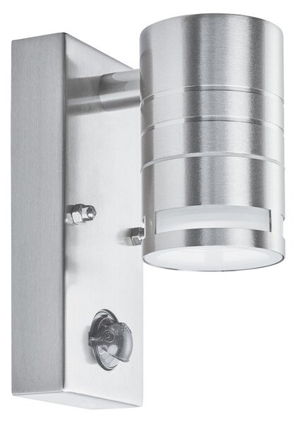 Searchlight 1318-1 LED venkovní ​​nástěnné svítidlo s pohybovým čidlem Outdoor & Porche 1x3W | GU10 | 270lm | 3000K | IP44 - nerez