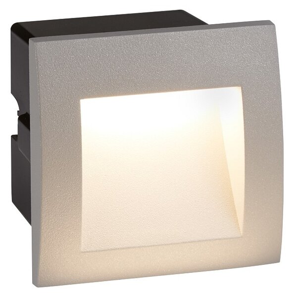 Searchlight 0661GY LED venkovní zápustné orientační svítidlo Ankle 1x1W | 35lm | 4000K | IP65 - hliník, šedá