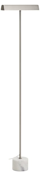 Kave Home Stříbrná kovová stojací lampa Lynor 121 cm