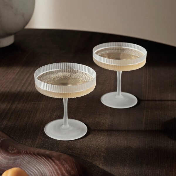 FERM LIVING Džbánek na mléko Ripple Jug, Smoked Grey