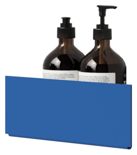 Nichba Rohová koupelnová polička Bath Shelf Corner, blue