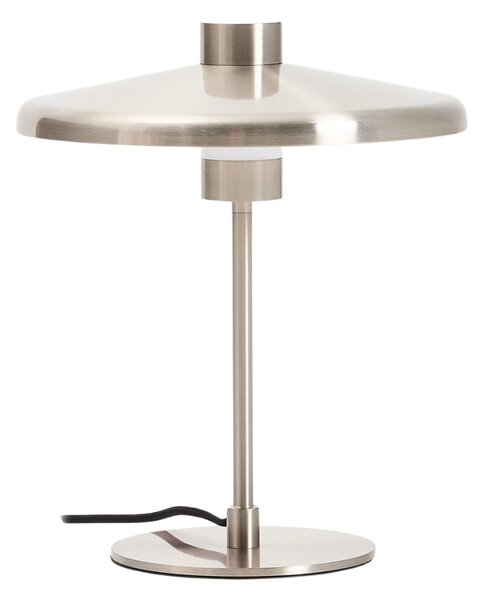 Kave Home Stříbrná kovová stolní lampa Nuvira