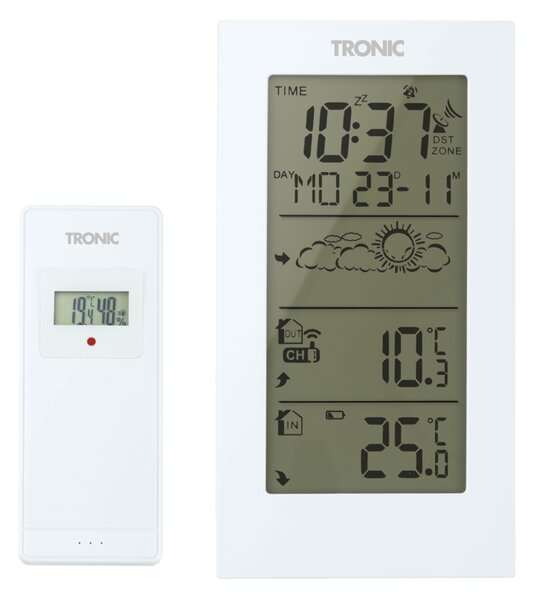 Tronic® Bezdrátová meteostanice / Meteostanice (bílá) (100407612002)