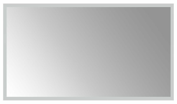 LED koupelnové zrcadlo Transparentní 70 x 40 cm tvrzené sklo