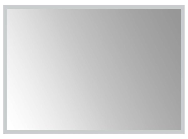 LED koupelnové zrcadlo Transparentní 70 x 50 cm tvrzené sklo