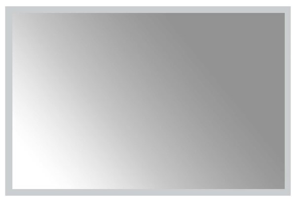 LED koupelnové zrcadlo Transparentní 60 x 40 cm tvrzené sklo