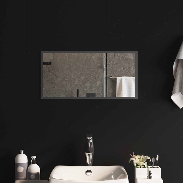 LED koupelnové zrcadlo Transparentní 60 x 30 cm tvrzené sklo