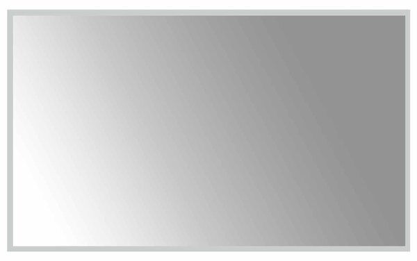 LED koupelnové zrcadlo Transparentní 100 x 60 cm tvrzené sklo