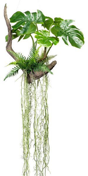 Umělé květiny Závěsné aranžmá Philodendron XXL, 80x120cm