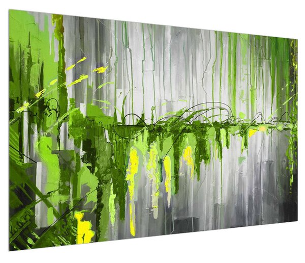 Abstraktní obraz - malba (120x80 cm)