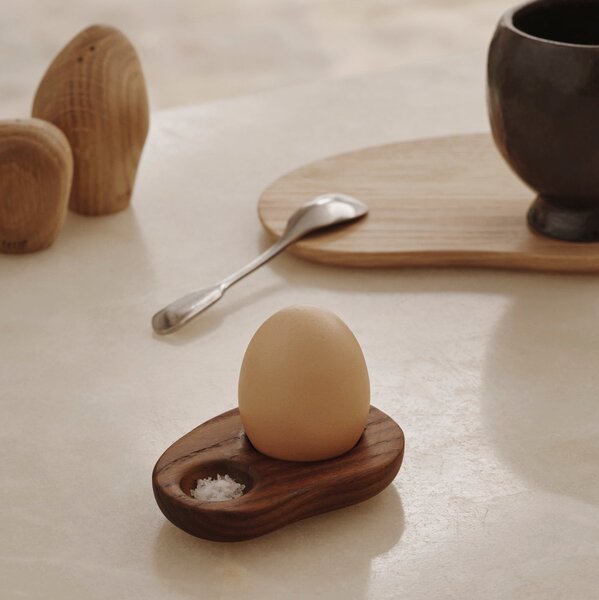 FERM LIVING Stojan na vejce Cairn, sada 2 ks, Oak