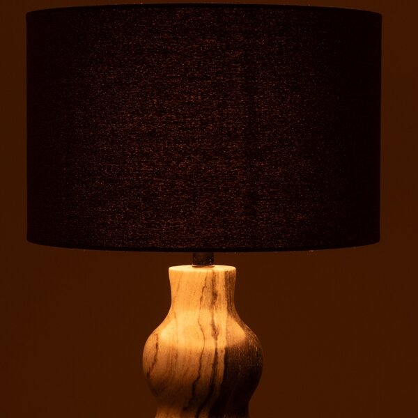 J-line Šedá mramorová stolní lampa Figure 40 cm