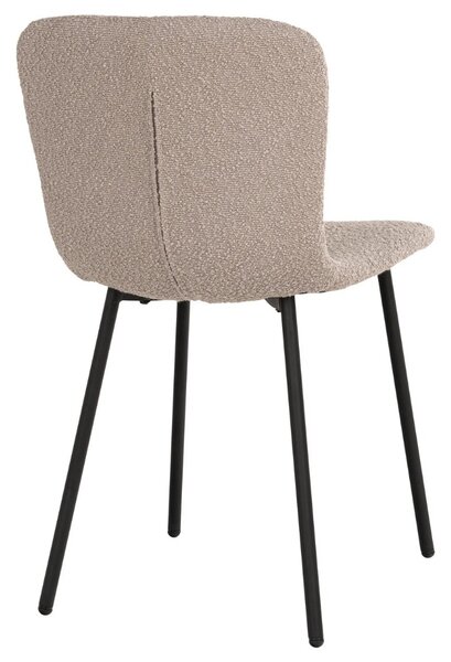 Nordic Living Béžová jídelní židle Haldena