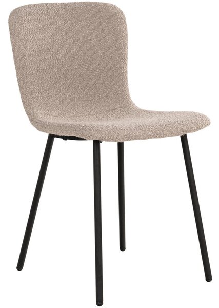 Nordic Living Béžová jídelní židle Haldena
