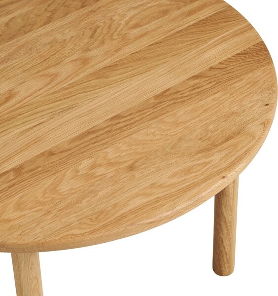Nordic Living Dubový konferenční stolek Jena 70 cm