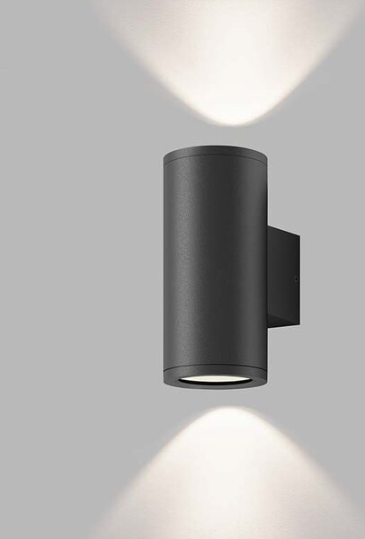 LED2 5131604 venkovní nástěnné svítidlo Mido 50W | 2xGU10 | IP54 - antracit