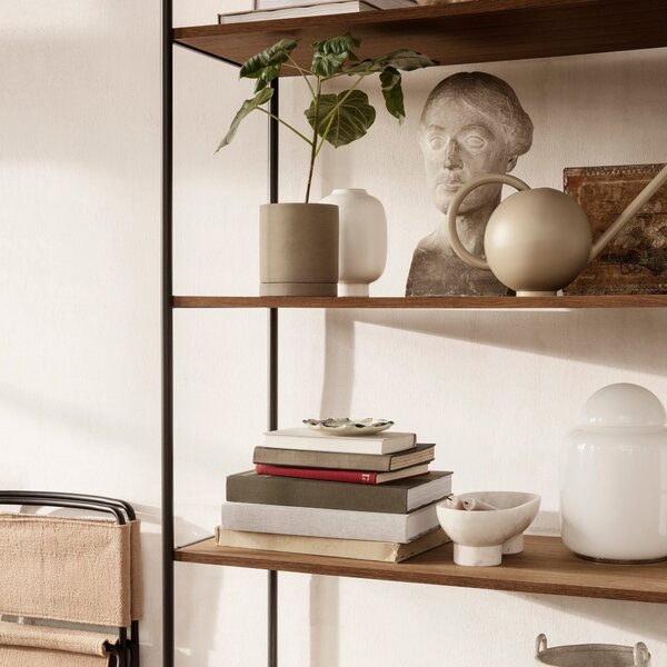 FERM LIVING Policová sestava Punctual, Anthracite / 5 (výška 184 cm)