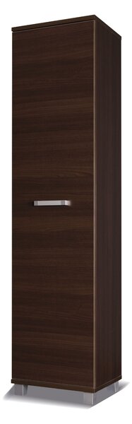 Úzká policová skříň 50 cm ANDOVER - kaštan wenge