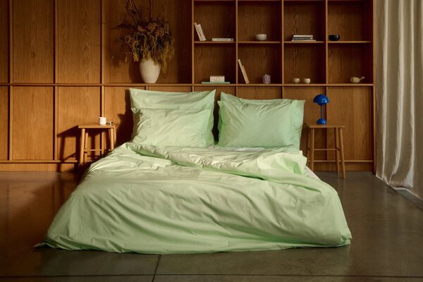Lejaan Povlečení Milky Matcha, povlak na polštář 70 x 90 cm, povlak na přikrývku 90 x 130 cm, Povlak na polštář 70 x 90 cm, Povlak na přikrývku 90 x 130 cm
