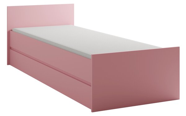 Jednolůžková postel s roštem 90x200 LIONU - marshmallow