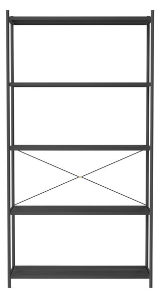 FERM LIVING Policová sestava Punctual, Anthracite / 5 (výška 184 cm)