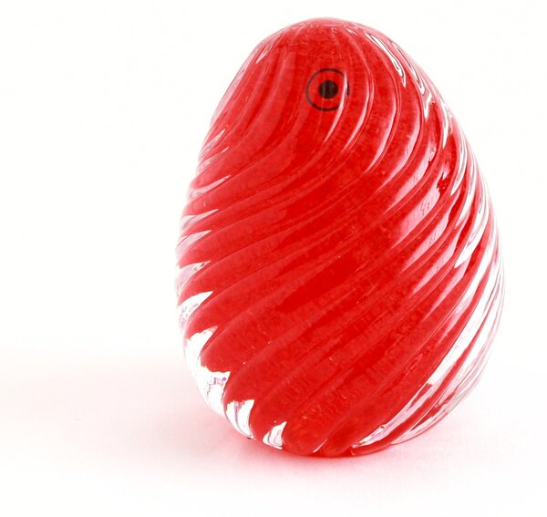 Skleněná figurka Crystal Blob Red Kyklop