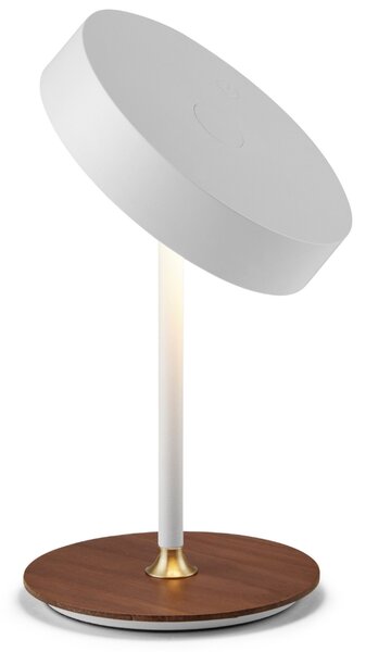 Halo Design Bílá kovová nabíjecí stolní LED lampa On the Move 19 cm