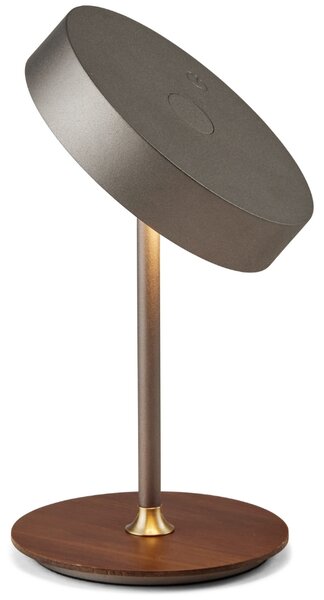 Halo Design Šedá kovová nabíjecí stolní LED lampa On the Move 19 cm