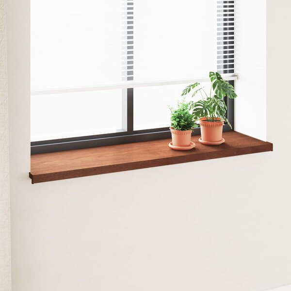 Parapet okna Hnědé dřevo 160 x 45 x 4,5 cm PVC