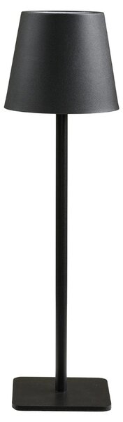 Nordic Living Černá kovová stolní LED lampa Bradford 37 cm