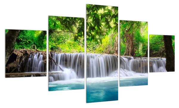 Obraz vodopádů (125x70 cm)