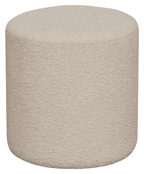 Nordic Living Béžový bouclé taburet Ejby 34 cm