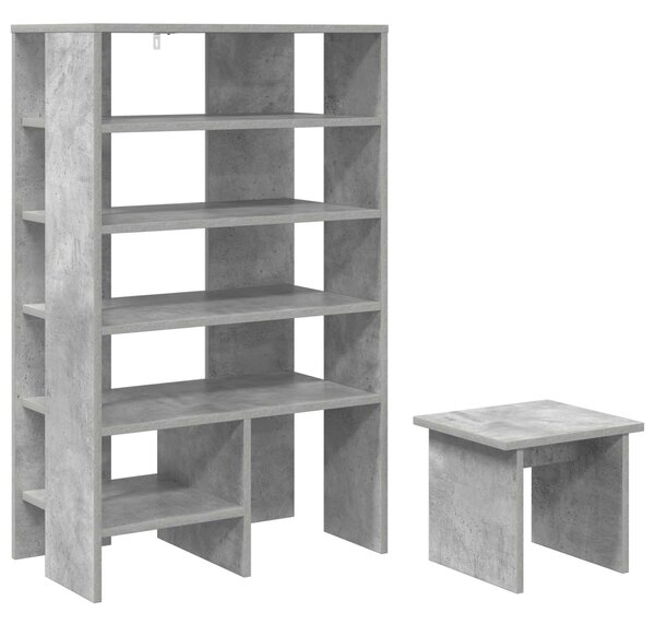 Skříň na obuv 2 ks 62 x 35 x 100 cm Kompozitní dřevo
