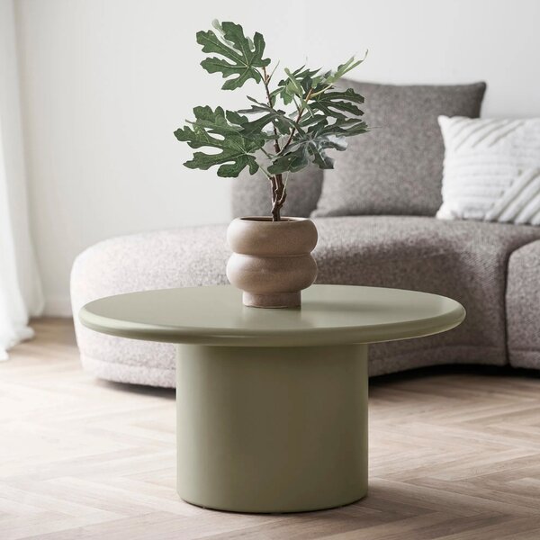-25 % Dny MOMENTI– Nordic Living Zelený konferenční stolek Nagato 80 cm