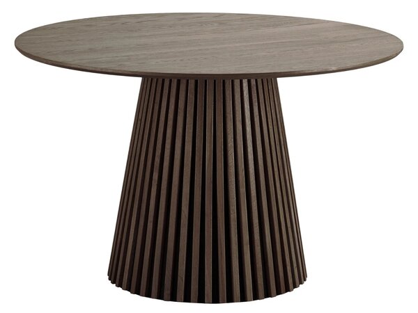 Nordic Living Hnědý dubový jídelní stůl Osaka 120 cm