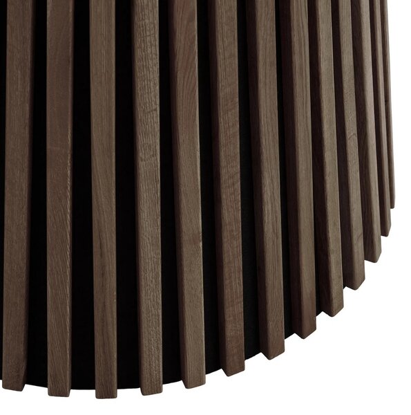 Nordic Living Hnědý dubový jídelní stůl Osaka 120 cm
