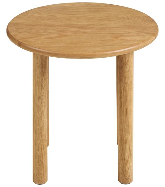 Nordic Living Dubový odkládací stolek Jena 40 cm