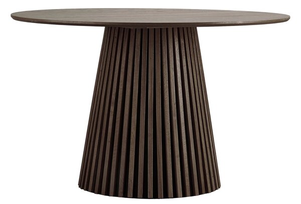 Nordic Living Hnědý dubový jídelní stůl Osaka 120 cm