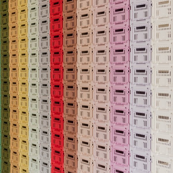 HAY Úložný box Colour Crate, Small, Powder