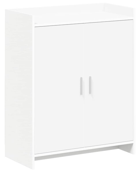 Skříň na obuv se dveřmi Bílá 73,5 x 36 x 92 cm Kompozitní dřevo