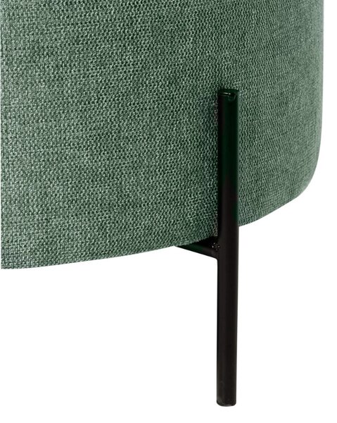 Zelený taburet Somcasa Camilo 60 cm