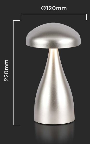 LED Solution Zlatá LED stolní nabíjecí lampa 220mm 1W 7897