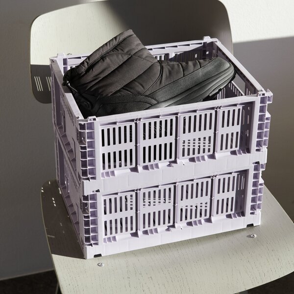 HAY Úložný box Colour Crate, Small, Powder