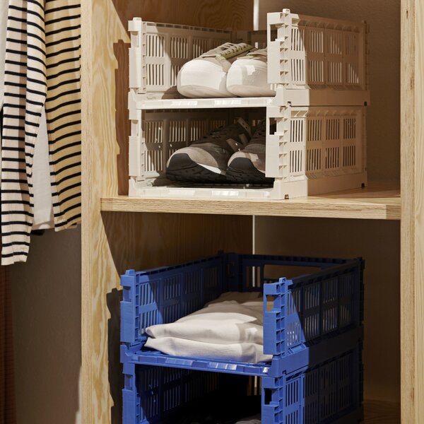 HAY Úložný box Colour Crate, Medium, Off-White