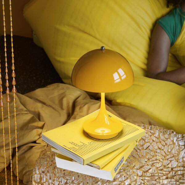 LOUIS POULSEN Přenosná lampa Panthella 160, Opal beige