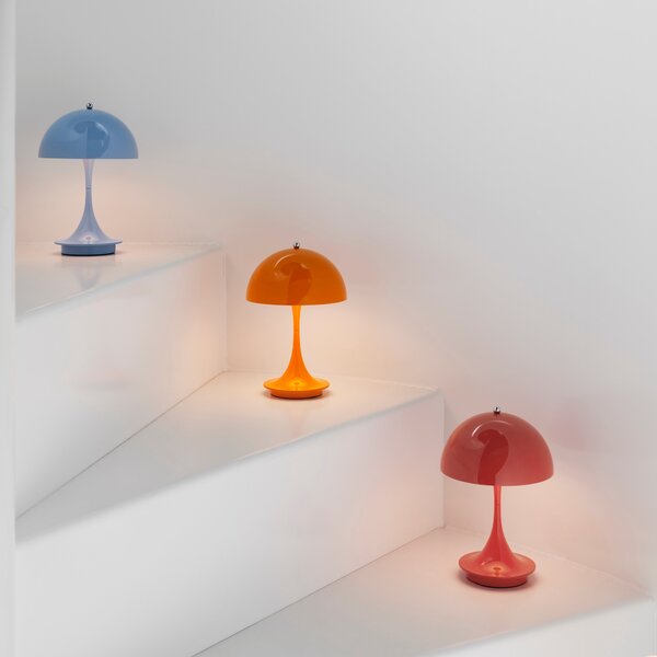 LOUIS POULSEN Přenosná lampa Panthella 160, Opal beige