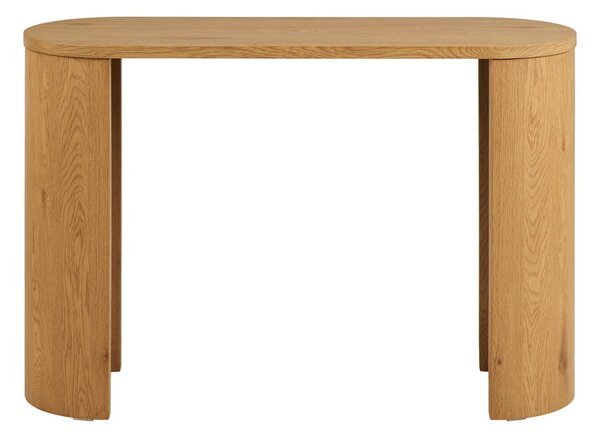 Nordic Living Dřevěný toaletní stolek Bibion 114 x 38 cm