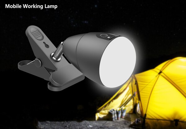 LED lampička Immax KLIP 5W 4000K černá