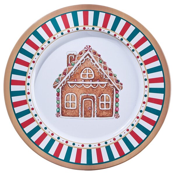 XMAS Podnos perníkový domeček 33 cm
