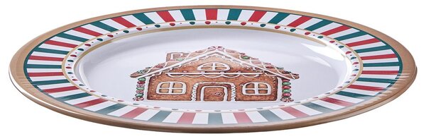 XMAS Podnos perníkový domeček 33 cm